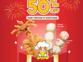 Promo Master Squid Year End Sale Skewers Diskon 50% dengan pembelian Giant Squid