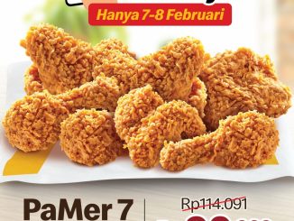 Promo McDonald’s Delivery PaMer 7 A la Carte isi 7 pcs Ayam McD harga Rp 90.909
