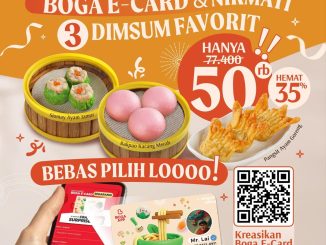 Promo Ocean 11 Boga E-Card nikmati 3 dimsum favorit bebas pilih hanya Rp.50.000