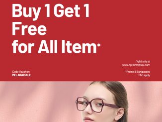 Promo Optik Melawai Buy 1 Get 1 Free for All Item frame & sunglasses online menggunakan kode MELAWAISALE