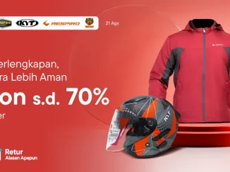 Promo Oto Black Friday diskon hingga 70% untuk perlengkapan berkendara di Blibli