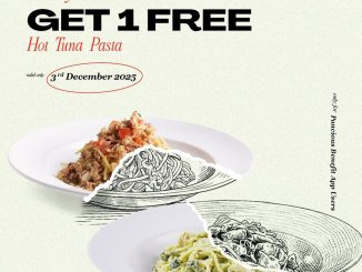 Promo Pancious Buy 1 Get 1 Free untuk Creamy Chicken Pesto dapat Hot Tuna Pasta gratis