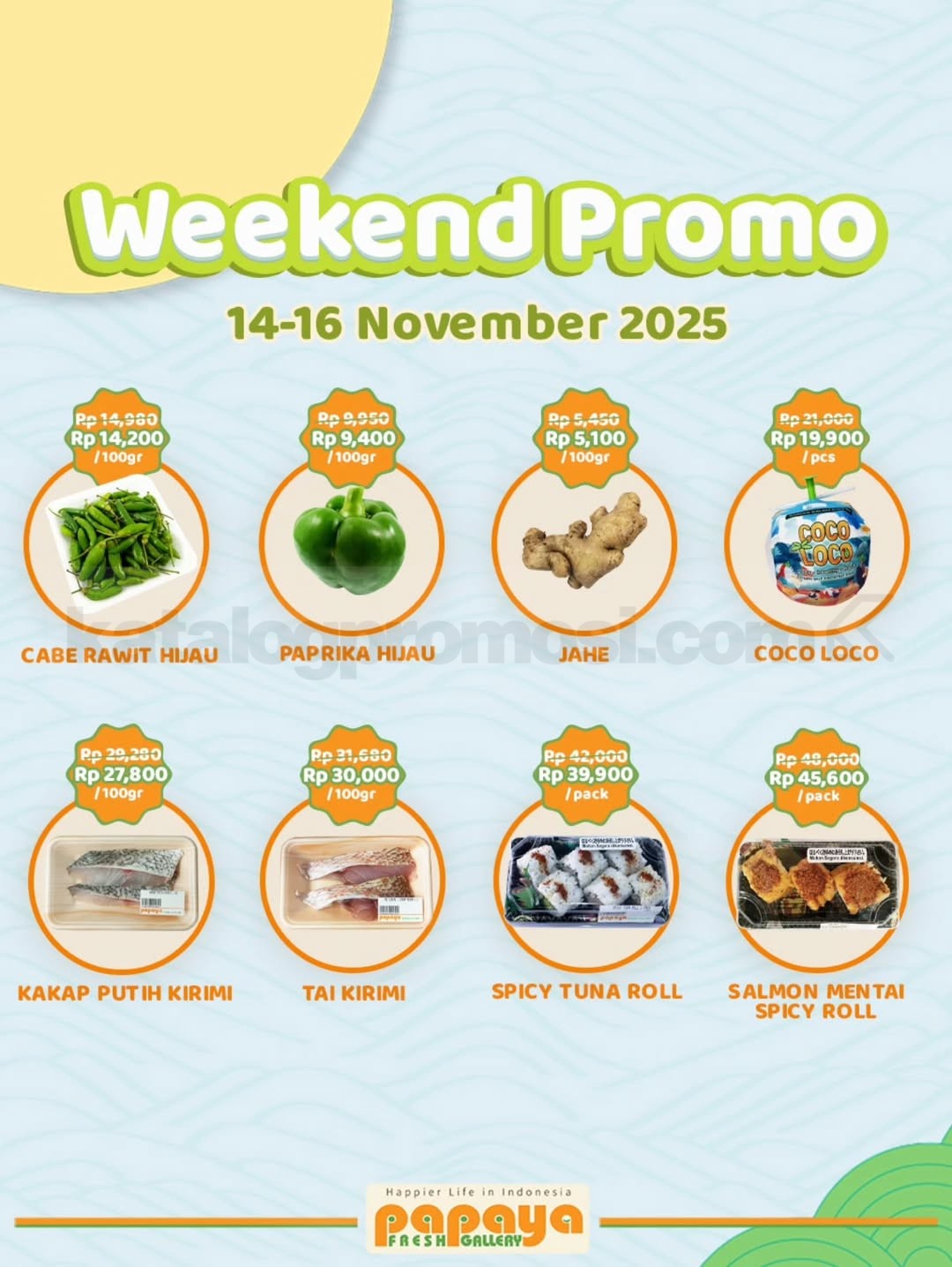 Promo Papaya Fresh Gallery Jakarta Weekend Fiesta 14-16 November 2025 Promo Papaya Fresh Gallery Jakarta Weekend Fiesta 14-16 November 2025 1