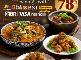 Promo Paradise Dynasty Diskon Bank Hingga 78% berlaku hingga 30 Juni 2025 di outlet tertentu.