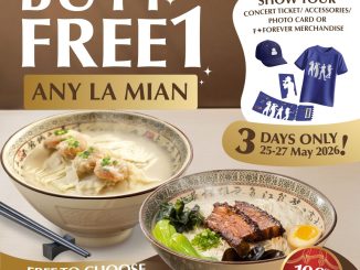 Promo Paradise Dynasty FForever Concert Buy 1 Free 1 La Mian periode 25-27 Mei 2026 di outlet tertentu