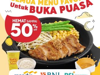 Promo Pepper Lunch Bank Diskon hingga 50% berbagai kartu dan metode bayar