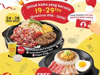 Promo Pepper Lunch Buy 1 Get 1 Spesial Anniversary 1