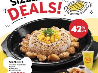 Promo Pepper Lunch Sizzling Deals Diskon sampai 42% dengan paket lengkap pepper rice dan minuman