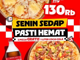 Promo PHD Senin Sedap Pasti Hemat Gratis Coca-Cola 1 Liter Double Box