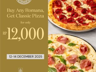 Promo Pizza Marzano 12.12 Buy 1 Get 1 Pizza periode 12–14 Desember 2025 untuk dine-in