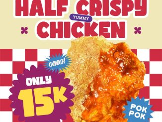 Promo PokPok Hari Pahlawan Crispy Chicken Rp. 15 ribu dine-in bumbu double di outlet Surabaya, Malang, Gresik, periode 10–11 November 2025