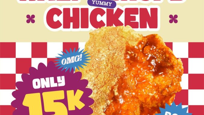Promo PokPok Hari Pahlawan Crispy Chicken Rp. 15 ribu dine-in bumbu double di outlet Surabaya, Malang, Gresik, periode 10–11 November 2025