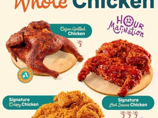 promo Popeyes whole chicken mulai Rp. 99.000 tiga varian rasa crispy hot sauce cajun grilled