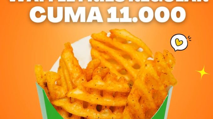 Promo Potato Chef 11.11 Waffle Fries cuma Rp. 11 ribu 1