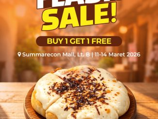 Promo Ppang Korean Cheese Bread Beli 1 Gratis 1 di Summarecon Mall periode 11 – 14 Maret 2026