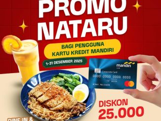 Promo QUA-LI Lombok NATARU diskon Rp. 25.000 untuk pengguna Kartu Kredit Mandiri hingga 31 Desember 2025
