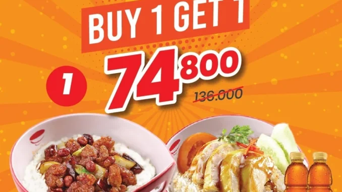 Promo Rice Bowl Special Buy 1 Get 1 1