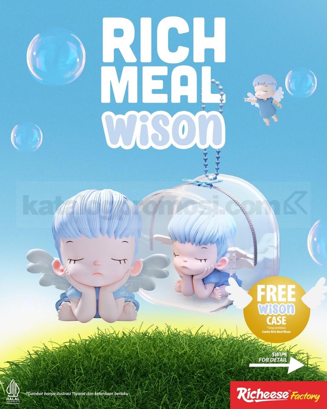 Promo Richeese Factory x TWICE Rich Meal Beboli Wison Mulai Rp. 102.727 Promo Richeese Factory x TWICE Rich Meal Beboli Wison mulai Rp.102.727 dengan bonus figurine acak