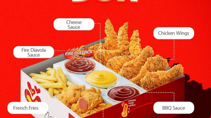 Promo Richeese Factory Snack Box Mulai Rp. 65.455 isi kentang sosis dan chicken wings