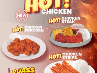 promo Rocket Chicken New Hot Chicken Series hadir dengan tiga varian pedas baru yang puas pedasnya