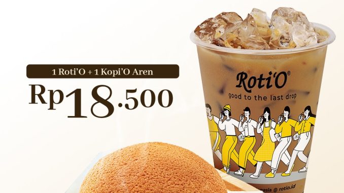 Promo Roti'O Akhir Tahun paket Roti'O dan Kopi'O Aren mulai Rp. 18.500