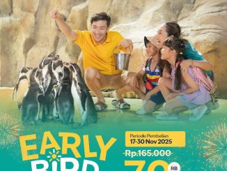 Promo Samudra Ancol Early Bird Tiket Akhir Tahun Rp. 70.000 liburan keluarga di Ancol
