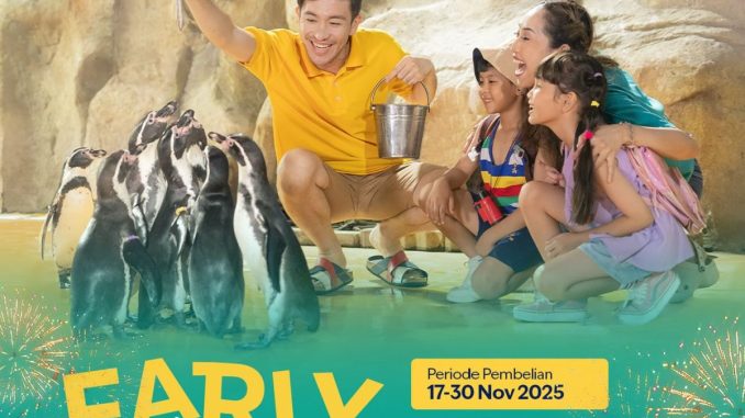 Promo Samudra Ancol Early Bird Tiket Akhir Tahun Rp. 70.000 liburan keluarga di Ancol