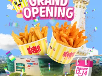 Promo Shake Shake in a Tub Grand Opening Jogja Buy 1 Get 1 Regular Fries di Pakuwon Mall Jogja periode 13-14 Desember 2025.