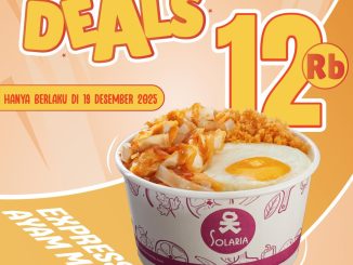 Promo Solaria ShopeeFood Voucher Deals Rp. 12.000 untuk Express Bowl Ayam Mentega