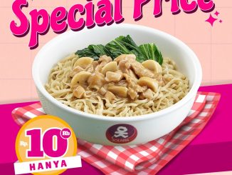 Promo Solaria Special Price Mie Ayam Rp. 10.000 bayar QRIS Mandiri Taspen setiap Rabu dan Kamis