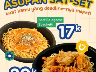 Promo Steak With U Menu Spaghetti mulai Rp. 17.000 dengan Beef Bolognese dan Korean Spaghetti Gochujang