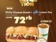 Promo Subway Celebre4dtion NEW! Philly Cheese Steak Rp.72.000 termasuk free upsize drink di lokasi tertentu