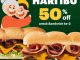 Promo Subway Hari Ibu Diskon 50% Sandwich Ke-2 di seluruh outlet Subway Indonesia