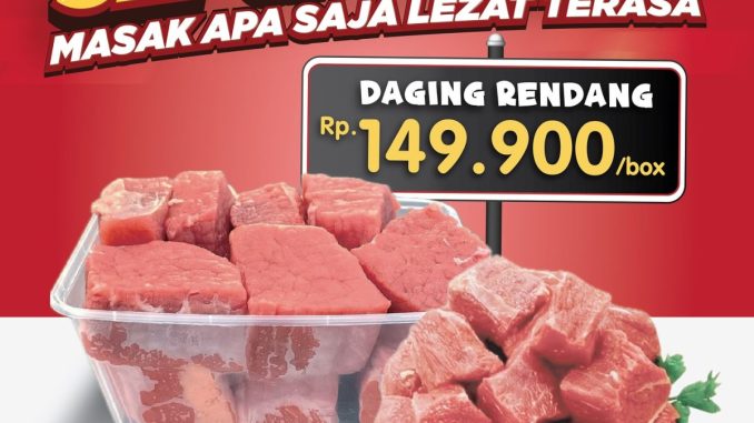 Promo Super Indo Ambil Dan Isi Sepuasnya Daging Rendang Rp. 149.900