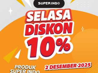 Promo SuperIndo Selasa Extra Diskon 10% untuk Produk Pilihan brand 365 di seluruh outlet