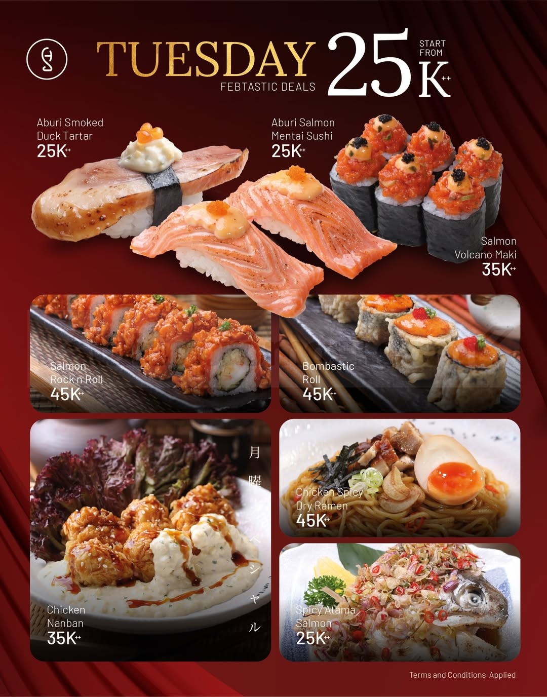 Promo Sushi Hiro Febtastic Deals Menu Favorit mulai Rp. 25.000 Promo Sushi Hiro Febtastic Deals Menu Favorit mulai Rp. 25.000 3
