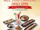 Promo Sushi Tei All You Can Eat Jogja Rp.199.000 dengan menu Colorplate dan AYCE di Sushi Tei Gejayan