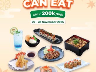 Promo Sushi Tei Bandung All You Can Eat Rp. 200.000 di Sushi Tei PVJ dengan detail harga dan periode 27–28 November 2025.