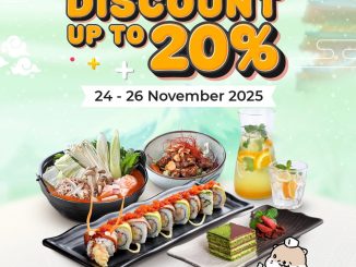 Promo Sushi Tei Payday Diskon Hingga 20% Semua Menu untuk dine in di seluruh outlet Sushi Tei Indonesia