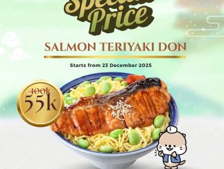 Promo Sushi Tei Special Price Salmon Teriyaki Don Rp. 55.000 menu salmon teriyaki don
