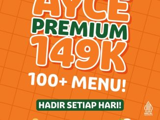 Promo Sushi Yay! AYCE PREMIUM lebih dari 100 menu sushi, ramen, donburi, dessert Rp. 149.000