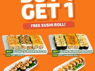 Promo Sushi Yay Buy 1 Get 1 Free Sushi Roll dengan harga Rp. 67.900
