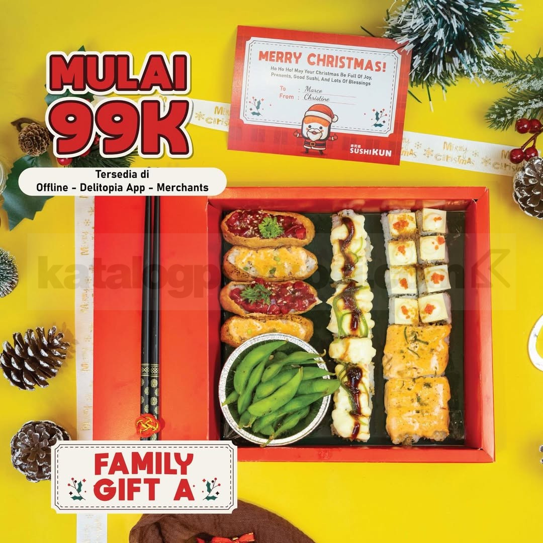 Promo Sushikun Christmas Hampers Mulai Rp.99.000 Promo Sushikun Christmas Hampers Mulai Rp.99.000 1