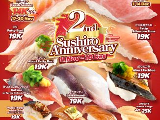 Promo SUSHIRO 2nd Anniversary Sushi Mulai Rp. 14ribu 5