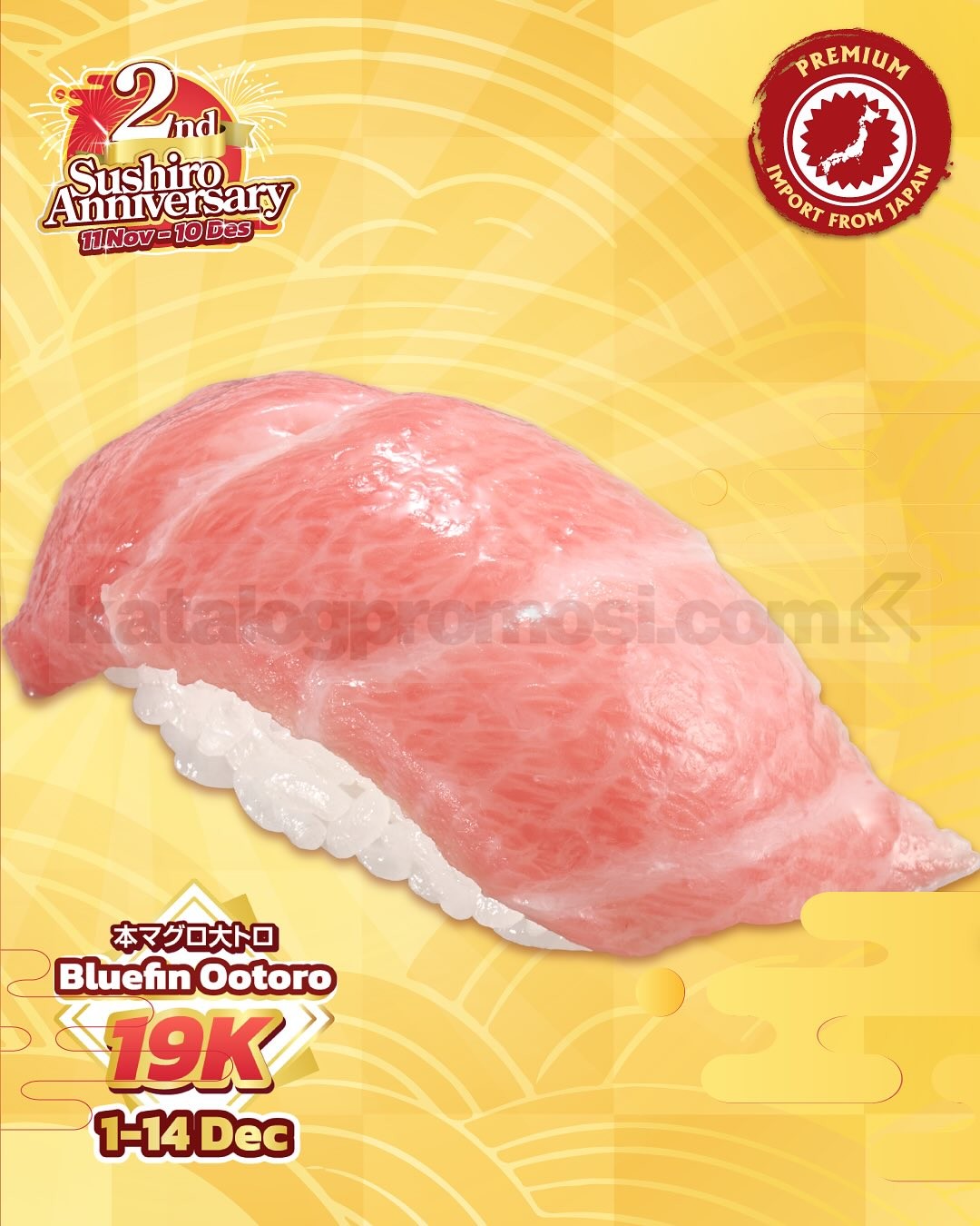 Promo SUSHIRO 2nd Anniversary Sushi Mulai Rp. 14ribu Promo SUSHIRO 2nd Anniversary Sushi Mulai Rp. 14ribu 3