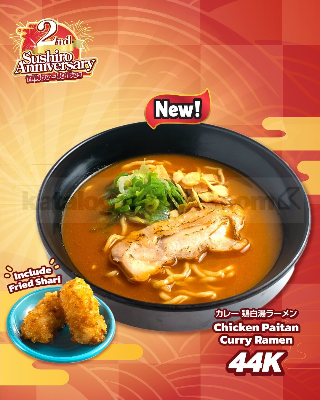 Promo SUSHIRO 2nd Anniversary Sushi Mulai Rp. 14ribu Promo SUSHIRO 2nd Anniversary Sushi Mulai Rp. 14ribu 8