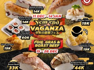Promo Sushiro Year End Vaganza Seasonal Menu Premium mulai 14K di semua outlet SUSHIRO