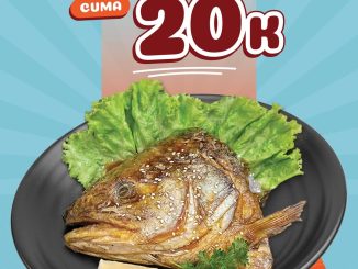 Promo SushiYA Salmon Head cuma Rp.20.000 dengan pilihan Shioyaki atau Teriyaki