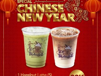 Promo The Coffee Bean & Tea Leaf Chinese New Year Combo Latte Rp. 88.000 dengan Hazelnut Latte dan Green Tea Latte