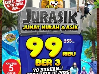 Promo The Jungle Jurasik Jumat Murah & Asik Rp. 99.000 Bertiga untuk 3 orang di The Jungle Bogor